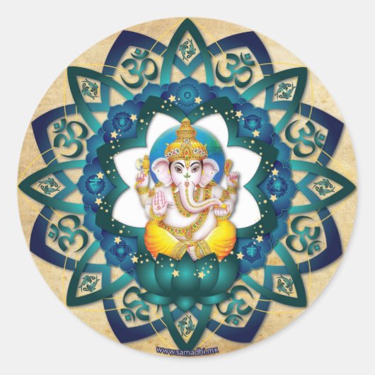 sticker ganesh (Voorkant)