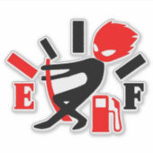 Sticker gasleiding (Voorkant)