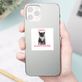 Sticker Gato Keurt Af, Hoofdletters (Telefoon)