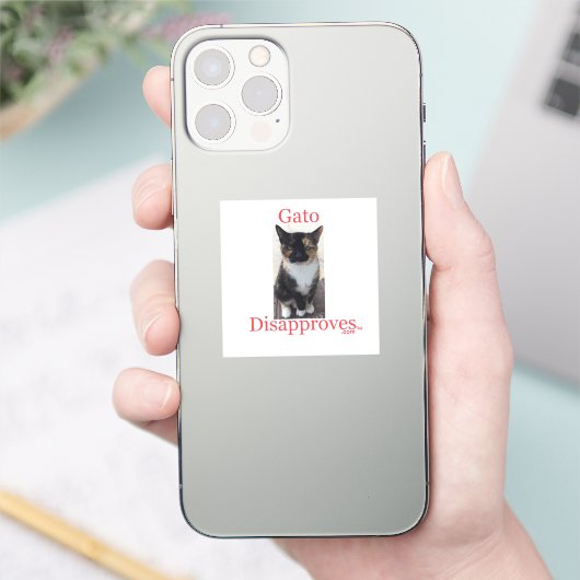 Sticker Gato keurt dit af (Telefoon)