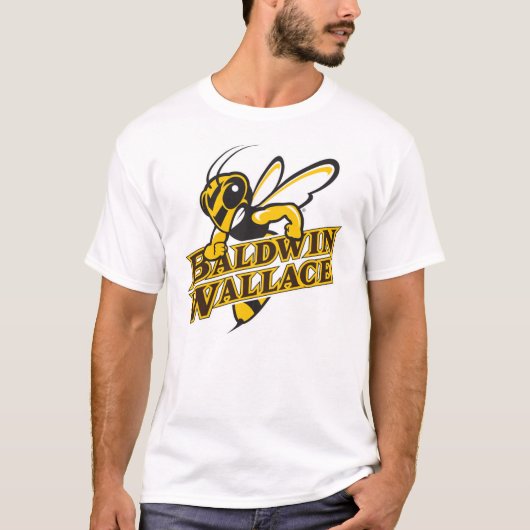 Sticker geeljassen van de Universiteit van Baldwin T-shirt (Voorkant)
