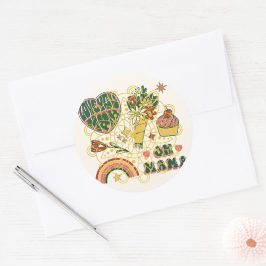 Sticker geft grappig voor moederdag (Envelop)