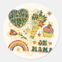 Sticker geft grappig voor moederdag