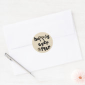Sticker 'gelukkig tot in lengte van dagen' (Envelop)