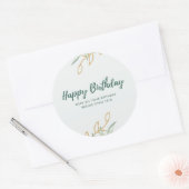 Sticker gelukkige verjaardag (Envelop)