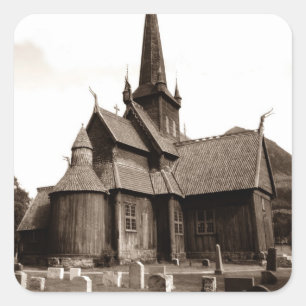 Sticker Genealogie Gotische Kerk Graf Yard Stones