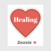 Sticker Genezende Hart - Herkenbare Mood Sticker (Vel)