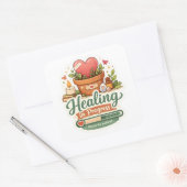 Sticker 'Genezing in Uitvoering' | Decal. (Envelop)