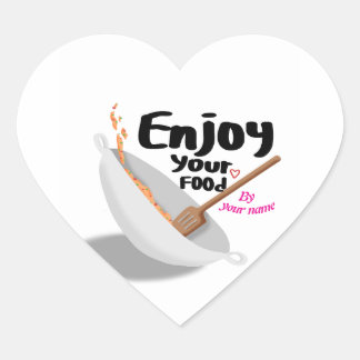 Sticker geniet van je eten