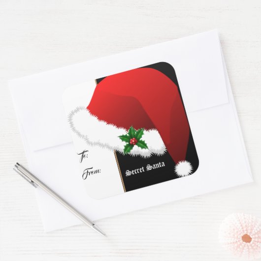 Sticker Gift Labels Geheim Santa (Envelop)