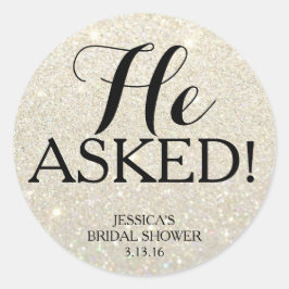 Sticker | Glit Vrijgezellenfeest - Hij vroeg! WG