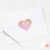 Sticker - Gold Glitter Drip Sweet 16 Roos Roze (Envelop)