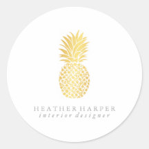 Sticker - Gouden Ananas