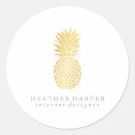 Sticker - Gouden Ananas