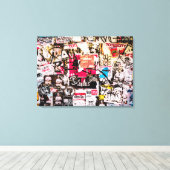 Sticker Graffiti Canvas Afdruk (Insitu (Houten vloer))