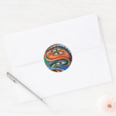 Sticker: Graffiti Eyes Ronde Sticker (Envelop)