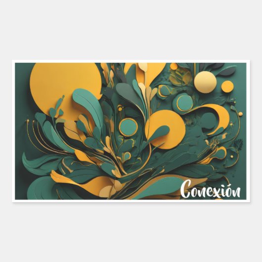 Sticker Grande Arte Biodiversidad Viva Conexión (Voorkant)