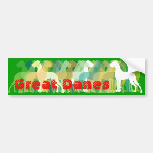 Sticker Great Danes (Voorkant)