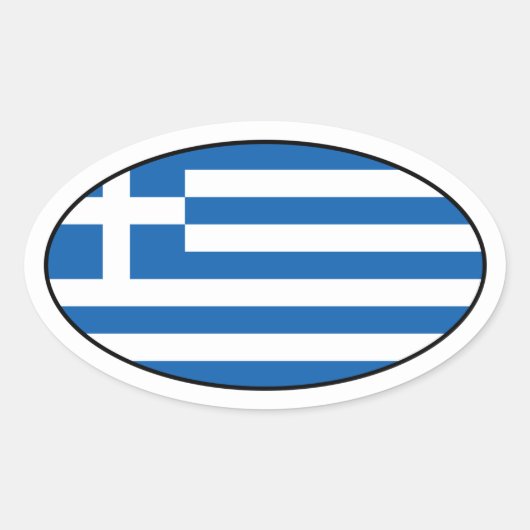 Sticker Griekse olievlag (Voorkant)