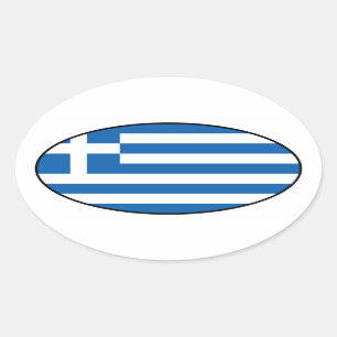 Sticker Griekse olievlag