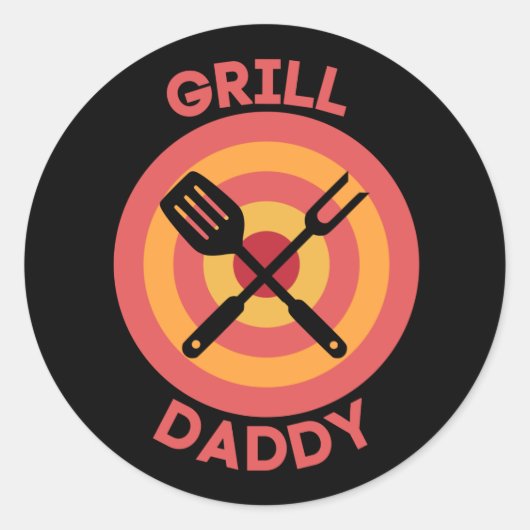 STICKER -GRILL PAPA (Voorkant)