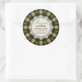 Sticker groen-Mayaanse Mode-juwelen (Tas)