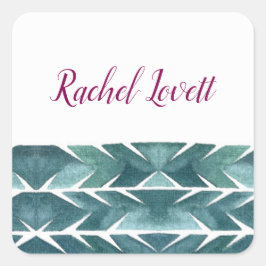 Sticker groene cactus texture