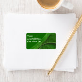 Sticker Groene Fractal Background Address (Insitu)
