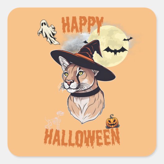 sticker halloween animals (Voorkant)