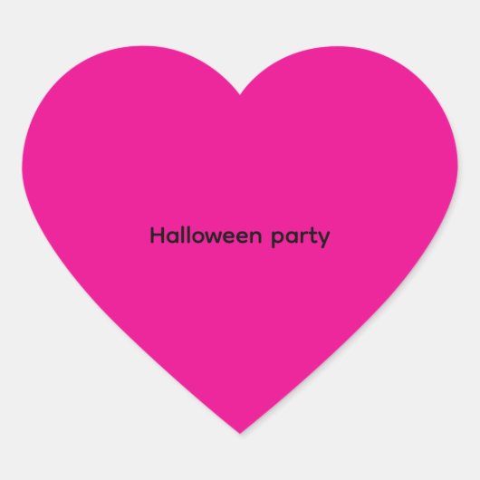 Sticker Halloween-feest (Voorkant)