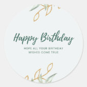 Sticker happy birthday  (Voorkant)