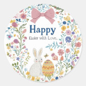 sticker "Happy Easter" (Voorkant)