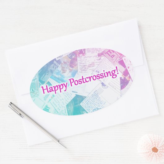 Sticker "Happy Postcrossing" (Envelop)