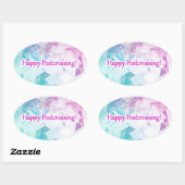 Sticker "Happy Postcrossing" (Vel)