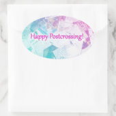 Sticker "Happy Postcrossing" (Tas)