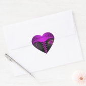 Sticker Hart Bruidsfeest Paarse Jersey (Envelop)
