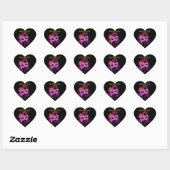Sticker Hart MASQUERADE Roze Goud (Vel)