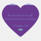 Sticker hart (Paarse driehoeken) RFPMDesigns©️2024 (Voorkant)