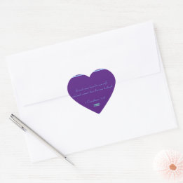 Sticker hart (Paarse driehoeken) RFPMDesigns©️2024