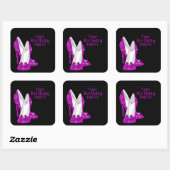 Sticker Hart Roze hoge hakken schoenen (Vel)