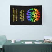 Sticker Hartvorm - MADE WITH LOVE 3 Spandoek (Beurs)