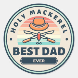 Sticker - Heilige makreel! Beste papa ooit