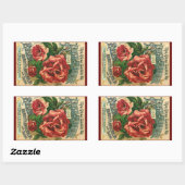 Sticker  Heirloom Rozen 1889 Roos Cultuur (Vel)