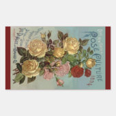 Sticker  Heirloom Rozen 1894 Roos Cultuur (Voorkant)