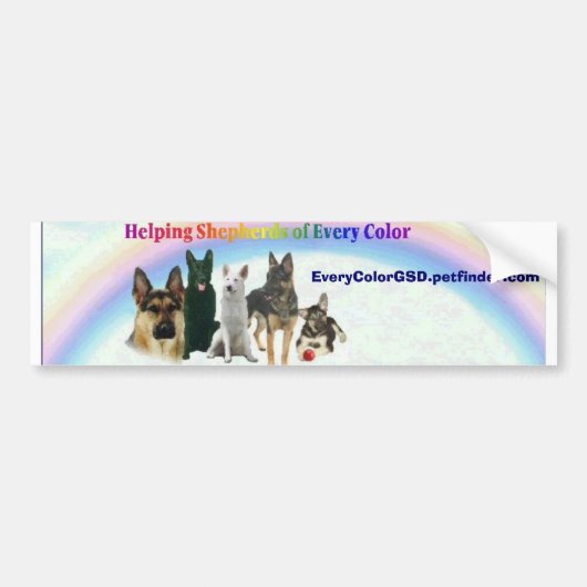Sticker Helping Shepherds of Every Color... (Voorkant)