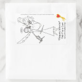 Sticker, Hemelvrees #3 Rechthoekige Sticker (Tas)