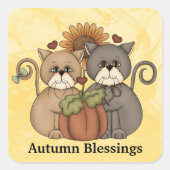 Sticker herfst Blessings (Voorkant)