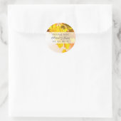 Sticker herfst herfst maple Leaf Fall Wedding (Tas)