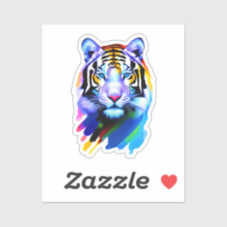 Sticker "Het gezicht van de tijger"