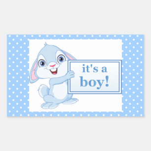 Sticker/Het is een jongen Rechthoekige Sticker